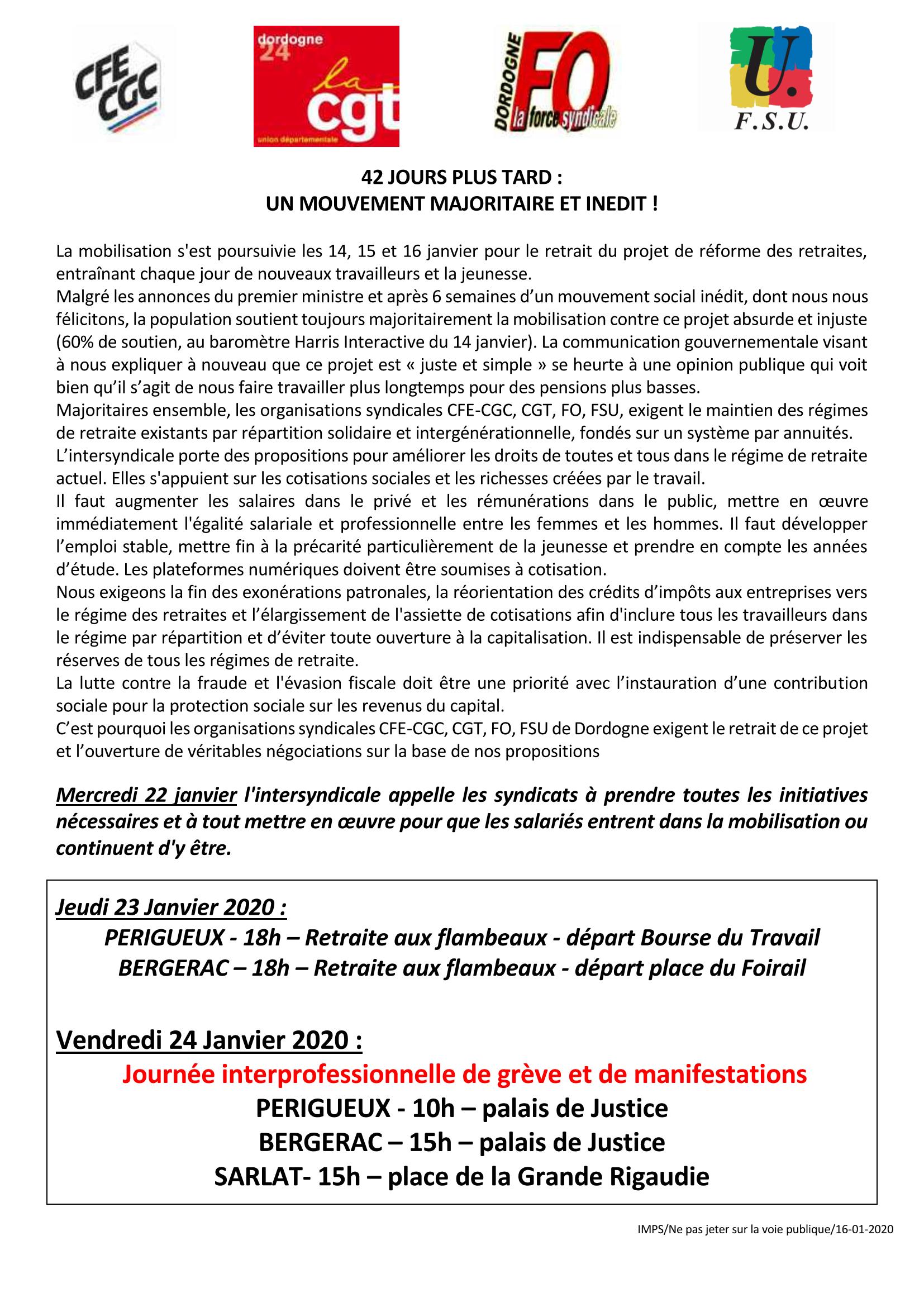 tract intersyndical 23 et 24