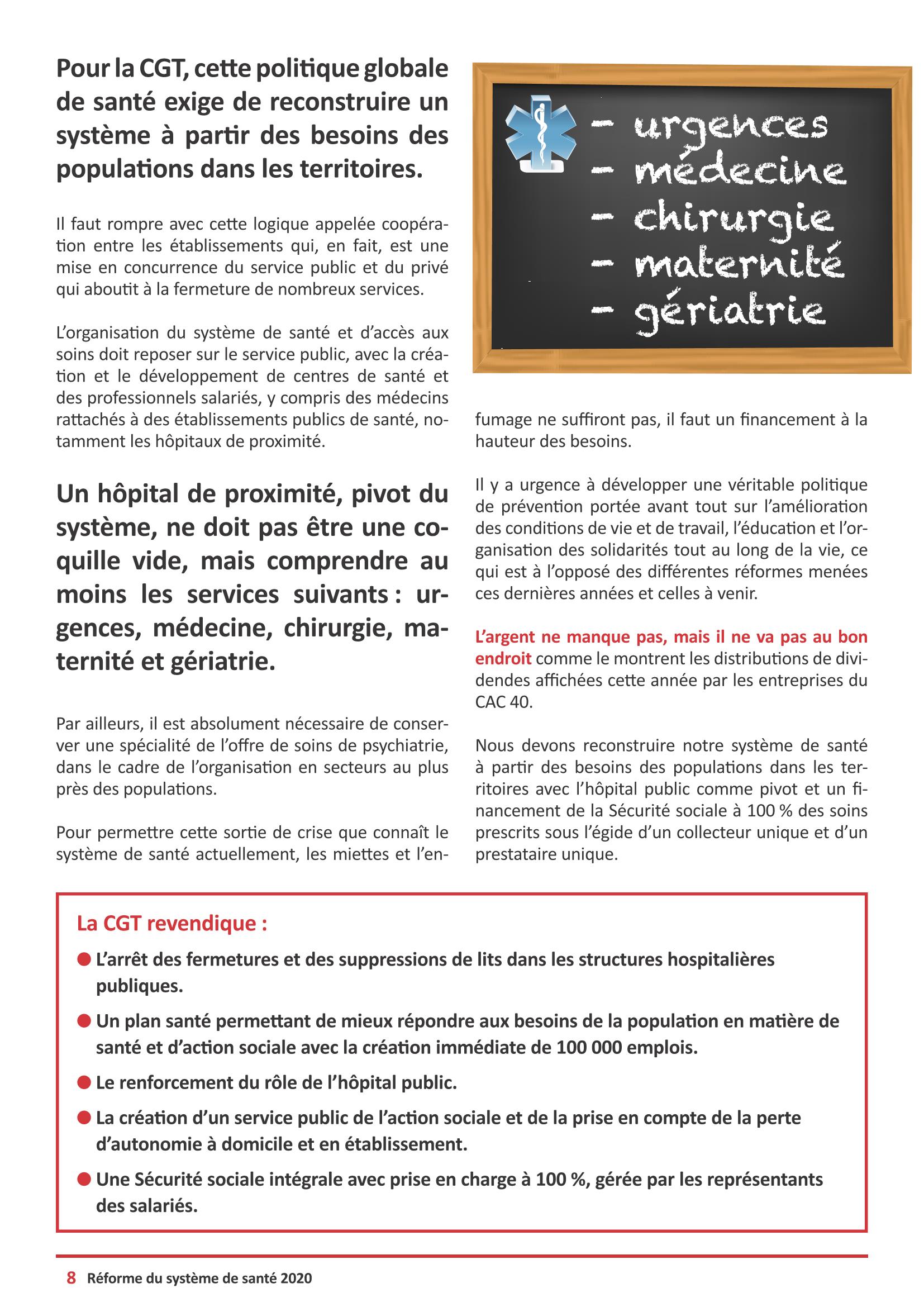 Argumentaire santé 2020 Page 8